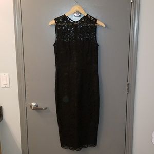 Black lace dress